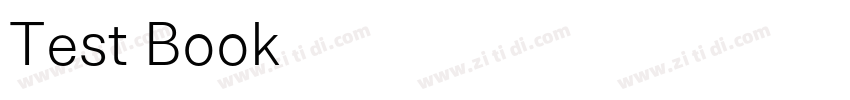 Test Book字体转换 Test Book字体转换